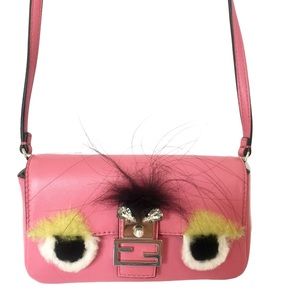 Nwot Fendi Monster Micro Baguette Bag